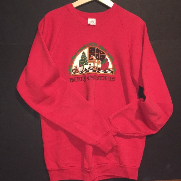 fruit of the loom red sweatshirt